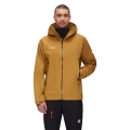 Mammut All-Season Hiking Jacket Crater Pro Hardshell with Hood (waterproof, robust, durable) yellow-brown Men